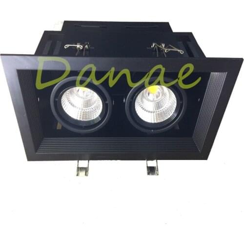 12 X LED Indoor Lighting 2x10W 20W COB LED Downlights AC85-265V Recessed Down Light Warm Cool White LED Ceiling Lamps YRANK