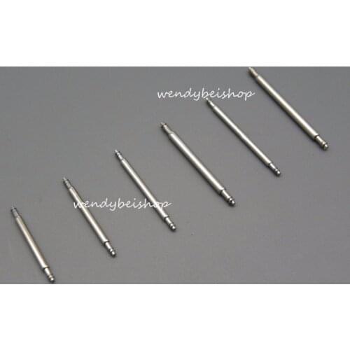 20pcs per set 20mm width 1.8mm Diameter stainless steel watch band spring bars pins link tools double flanges accessories