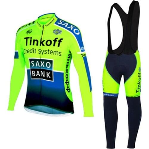 2020 Tinkoff Pro Team Long Sleeve Cycling Jersey Racing Bike Clothing MTB Bicycle Clothes Wear Ropa Ciclismo Bicycle Cycling Cl