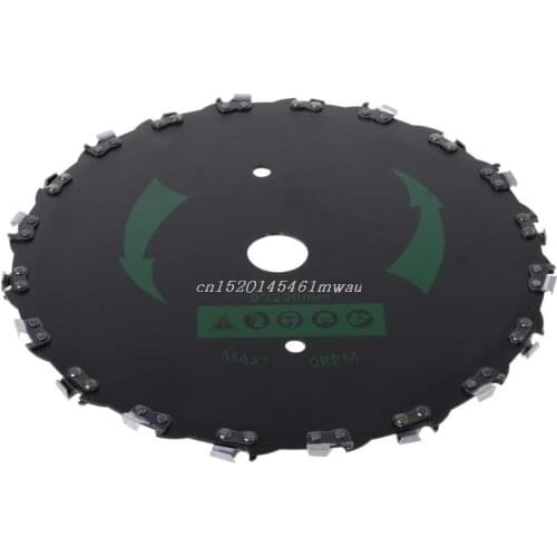 9 Inch Heavy Duty Chain Saw Tooth Brushcutter Grass Blade for Electric Trimmer New 2019