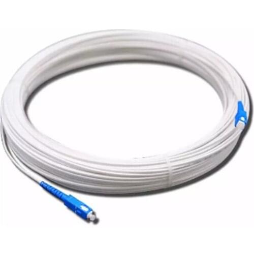 Free Shipping 10m 20m 30m 50m FTTH outdoor Simplex mode fiber optic patch cord SC UPC Single Mode Drop Cable