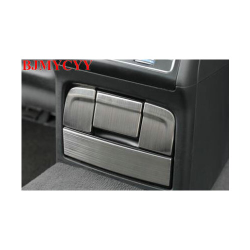 BJMYCYY Automotive rear exhaust panel stainless steel decorative sequins for Audi A4L/A5 Q5 09-16