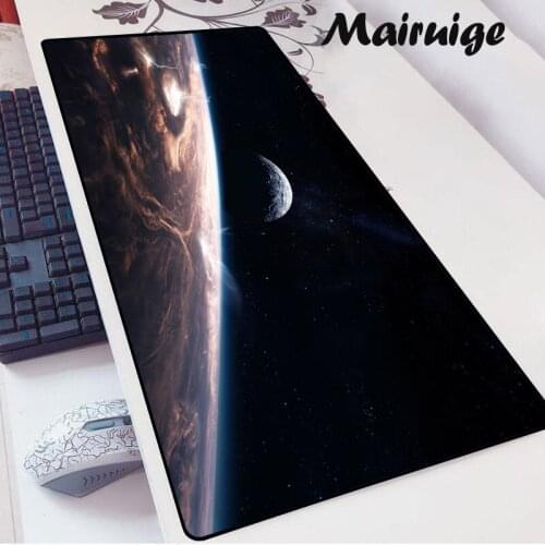 Mairuige Large Mouse Pad PC Laptop Keyboard Palm Rest Play Mat Gamer Planet Universe Mousepad Desk Mat Gaming Accessories Carpet