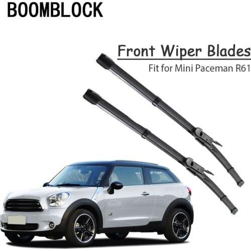 BOOMBLOCK 2PCS High Quality Front Windshield Wiper Blades For Mini Coopers Paceman R61 2013 2014 2015 S Accessories