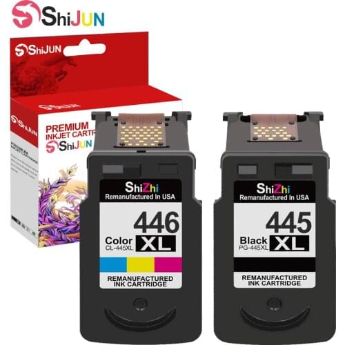 SHIJUN Ink cartridge Compatible For PG 445XL CL 446xl For Canon PIXMA MX494 MG2440 MG2540 MG2940 MG2942 MG2944 IP2840 printer