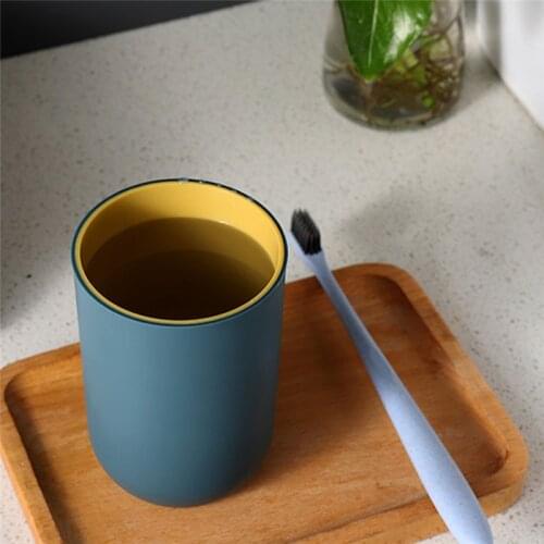 Home Tooth Mug Brush Holder Simple Design Multifunction Washing Tooth Cup Bathroom Accessories