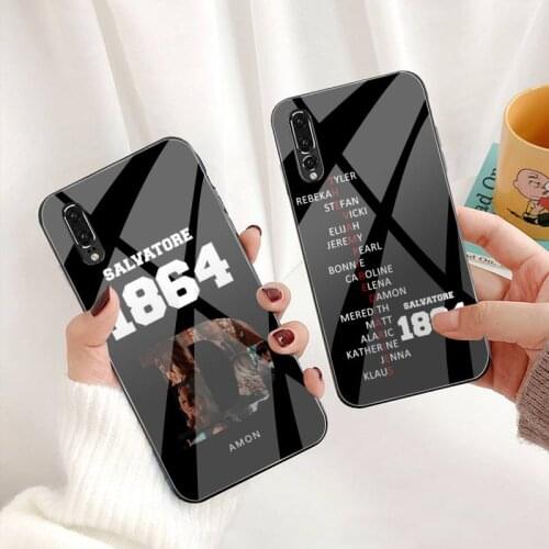 The Vampire Diaries Stefan Damon Salvatore Phone Case Tempered Glass For Huawei P30 P20 P10 lite honor 7A 8X 9 10 mate 20 Pro