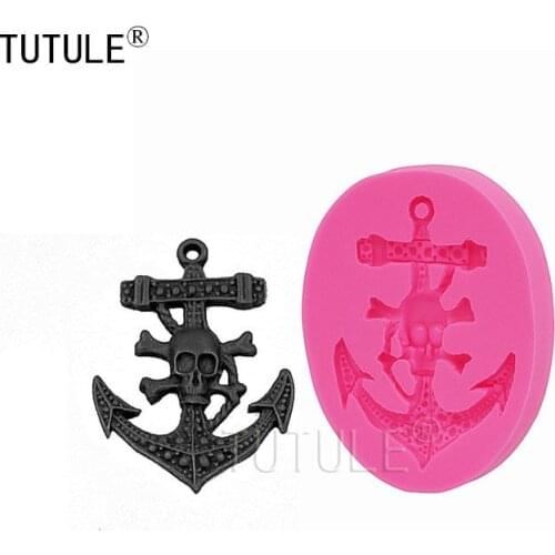 Gadgets,Fondant Anchor Silcone MoldAnchor Mold Polymer Clay Resin Wax Soap Embed Marzipan Mold,One Piece Cross Mold