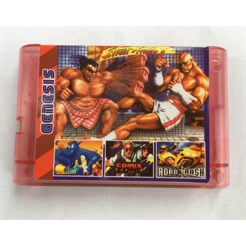 196 in 1 Game Cartridge 16 Bit MD Game Card for Sega Mega Drive 9 games can Battery Save