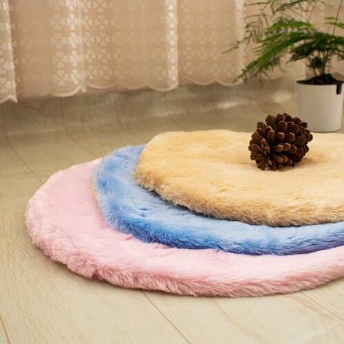 2021New Pet Sleeping Mat Cat Beds Dog Beds Thickened Pet Soft Wool Mat Blanket Mmattress Household Portable Washable Warm Carpet