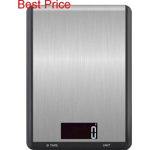 20Pcs/Lot LCD Display 5kg 10kg/1g Multi-function Digital Kitchen Scale Stainless Steel Weighing Food Scale Cooking Tools Balance