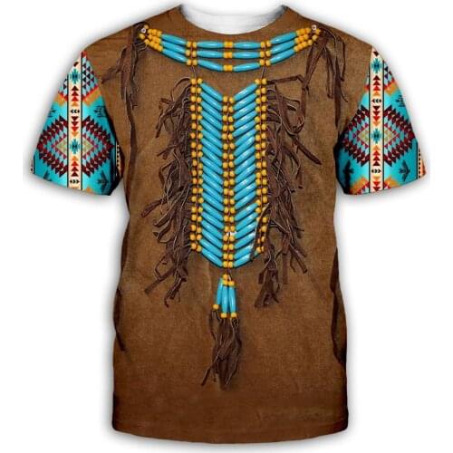 Brand Fashion Men t shirt Bohemia style 3D Printed National Art Style T Shirt Unisex streetwear Casual t-shirt KY-0578