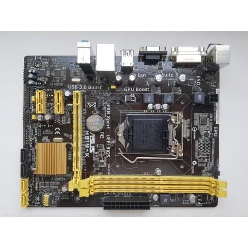 Asus H81M-K Desktop Motherboard H81 Socket LGA 1150 i3 i5 i7 DDR3 16G UEFI BIOS Original Used original motherbaord Hot Sale
