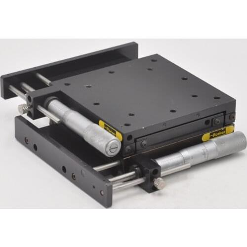 Parker Optical Fine-Tuning XY-Axis Slide Stage 4427-L Cross Rail Precision Micrometer Experiment Translation Stage Aluminum