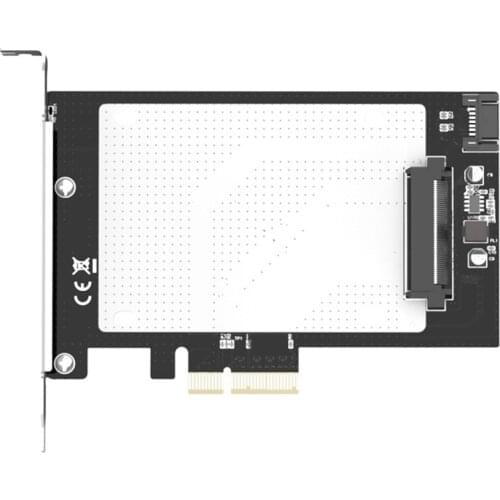 PCIE 3.0 X4 to U.2 SFF-8639 Adapter Card U2 SSD GEN3 Card PCI-E Expansion Card X4 to 2.5Inch SATA Riser Card