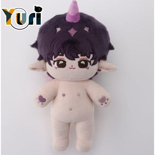 Limit No Attributes Kpop Idol Star Unicorn Demon 20cm Plush Doll Body with Tail Toy Cute Gift Sa