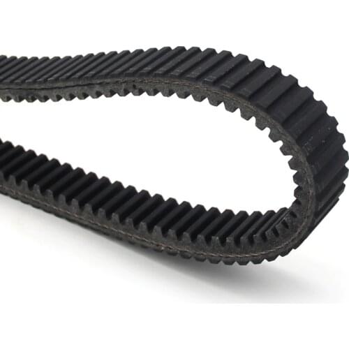 Motorcycle rubber drive belt gear pulley for Arctic Cat Cat 440 Sno Pro Modified Race Sled Bearcat 660 Wide Track Turbo 0627-04