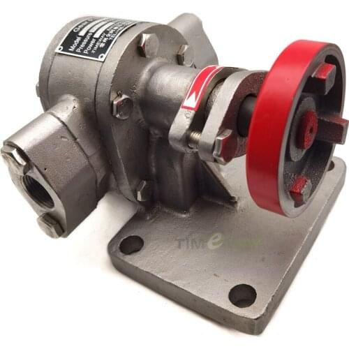 Case iron stainless steel material Gear Pump KCB33.3 Low Pressure Pump