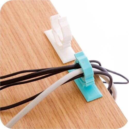 Wire Cord Storage Rack Plug Cable Organizer Holder Hook Wall Key Chain Hanger Holder Home Office Storage Organizer