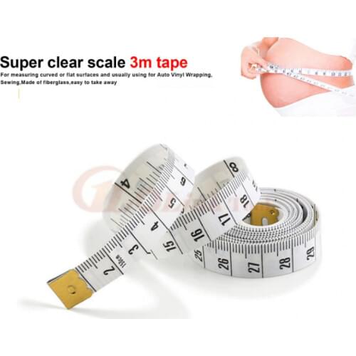 Top Quality Durable Soft 3 Meter 300 CM Sewing Tailor Tape Body Measuring Measure Ruler Dressmaking Tools