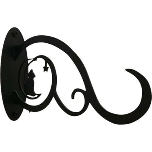 Iron Plant Hanger Wall Hook Hanging Flower Pot Lantern Support Plant Holder 896A