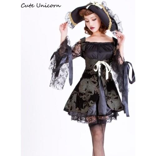 Pirate Warrior Costume women Halloween Carnival Uniforms Party Cosplay Costumes Female Fancy Dress sexy Outfit
