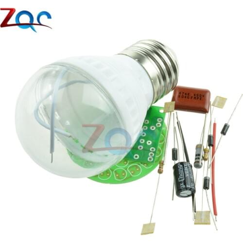 1Set Energy-Saving 38 LEDs Lamps DIY Kits Electronic Suite High Quality