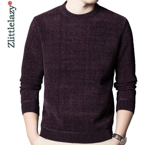 2020 new casual knitted thick sweater men pullover solid clothing fashion clothes knit winter warm mens sweaters pullovers 1503