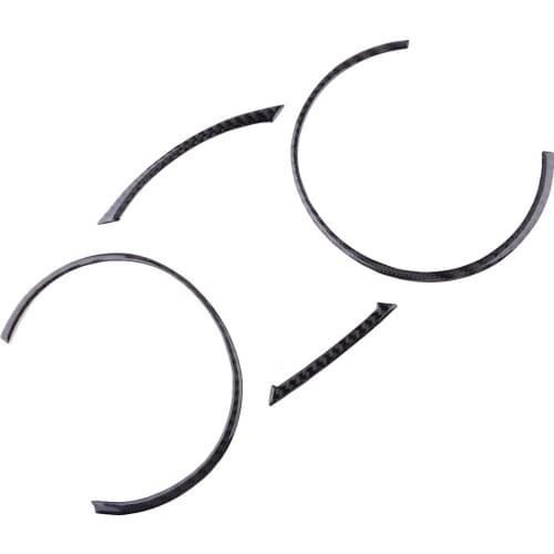 4Pcs Car Carbon Fiber Speedometer Instrument Panel Trim Sticker Fit for Mitsubishi Lancer Evo 2008 2009 2010 2011 2012 2013 2014