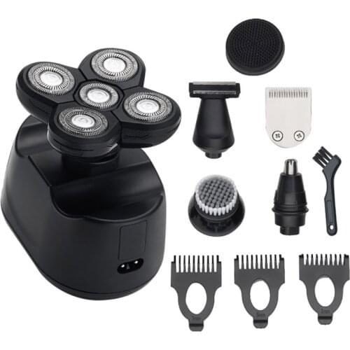 6 in 1 Electric Shavers for Men Bald Head Razors Rechargeable Cordless Trimmer D0AB