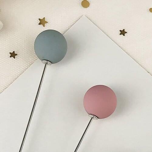 9 Pcs/set Long Needle Brooch Pin Artificial Pearl Button Buckle Safety Pins and Brooches for Women Shawl Cardigan Collar Shirt