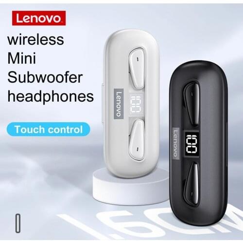Lenovo XT95 Wireless Earbuds Ultra-thin Touch Control Digital Display TWS Stereo Heavy Bass Bluetooth5.0 Earphones for Sports