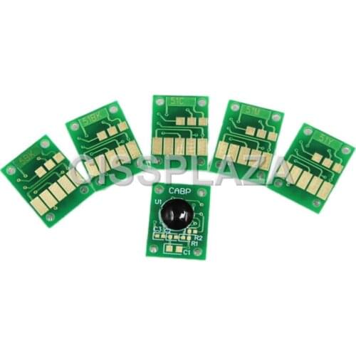 CISSPLAZA 6pcs PGI580 PGI-580 CHIP compatible For canon PIXMA TS8150 TS8151 TS8152 TS9150 TS9155 TS8250 8251 8252 permanent chip
