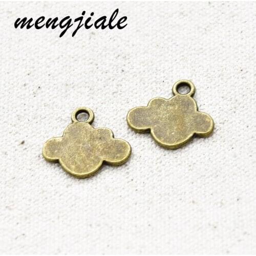 Hot sell 12pcs Cloud Charms Antique bronze Tone 18*20*2.5mm