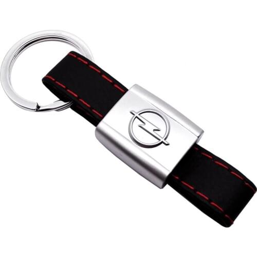 Key Pendant Car Styling for Opel Astra h Insignia Meriva Corsa d Astra g j Vectra Mokka Zafira Lether Keychain Auto Key Ring