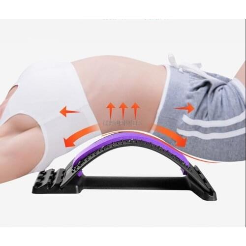 Back Stretcher Massager Neck Waist Pain Relief Magic Support Massage Home Muscle Stimulator Relaxation Fitness Equipment