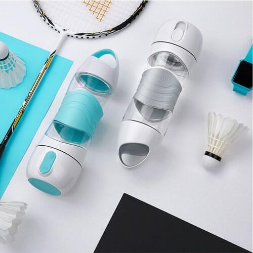 Multifunctional Outdoor Water Bottle with Spray Function Portable Water Bottle Lighting Drinking Remind USB 60ml mini Humidifier