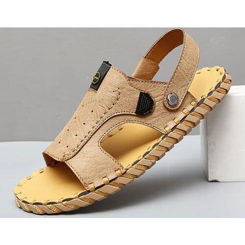 Men Sandals Classic Beach Shoes Men Casual Shoes Roman Outside Breathable Mens Sandals Summer New Comfortable Sandalias Hombre