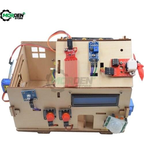Learning Kits Toys Smart Home House Kit With PLUS Board For Arduino DIY STEM Set of Sample Program Materials Assembly Steps