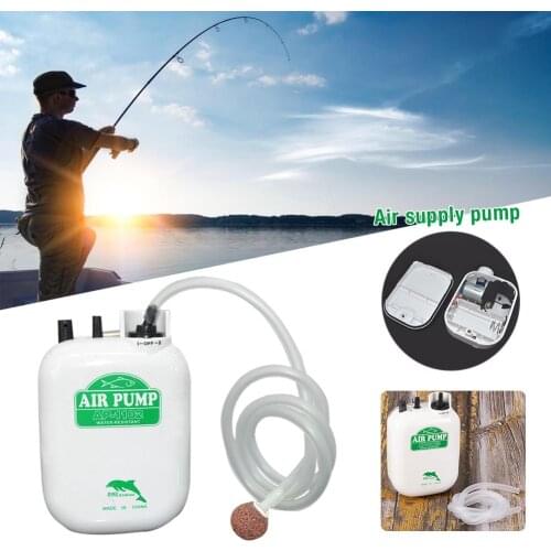 Fishing Air Pump Portable Fish Oxygen Pump Aerator For Aquarium Fish Bubble Tank