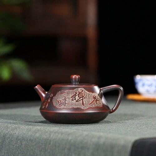 Recommended vivi all hand undressed ore qinzhou mud zen tea blindly sketch drawing pot of household kung fu tea set