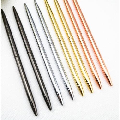 Luxury High quality 501 Bright colour Slim body Ballpoint pen School student office ink pens New