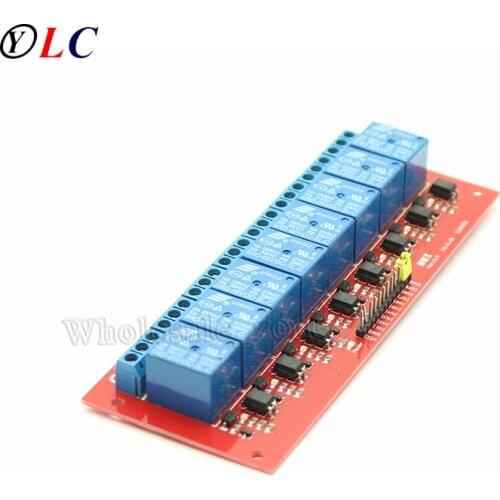 With Optocoupler 5V 8 Channel 8-channel Relay Control Panel PLC Relay Module Board for arduino