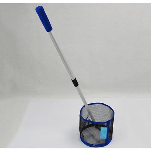 Aluminum Pole Table Tennis Picking Net Collecter Large Capacity 120pcs Ping Pong Ball Picker Telescopic Table Tennis Ball Picker