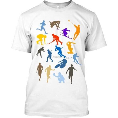 Sport I Love Olimpics College Univertsity Funny T-Shirt Tees Discout Hot New Fashion T Shirt Top Free Shipping Officia