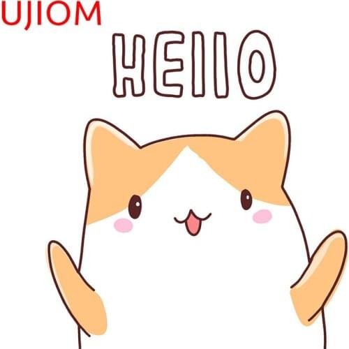 UJIOM Cute Elves Home Decoration Bedroom Living Room Decorations Wall Stickers Moisture Proof Home Office Decorative Decals