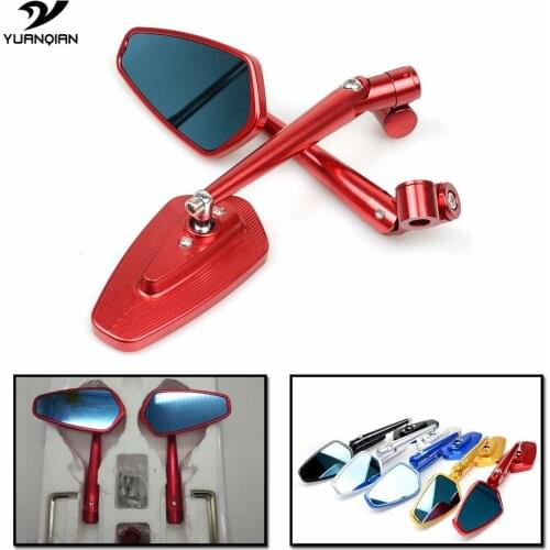 Universal Side Mirror Motorcycle Mirror Scooter Rearview Mirror For Honda CBR F4 F4i / RC51 / RVT 1000 DD250E/DD300/350 HYOSUNG