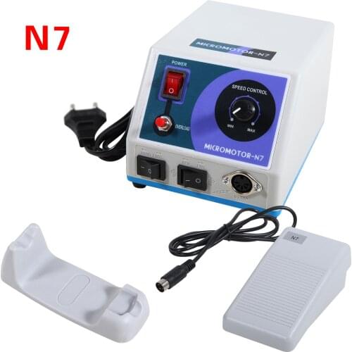 Dental Lab N7 Marathon Micromotor Machine 35K rpm Motor Polishing Controller Micromotor Grinding Trimming Cutting Unit Dental e
