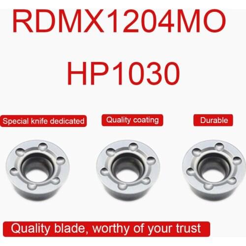 10PCS RDMX1204MO HP1030 Inserts High Quality RDMX12 Mlilling Blade Turning Tool CNC Metal Lathe Cutter Tool Machine