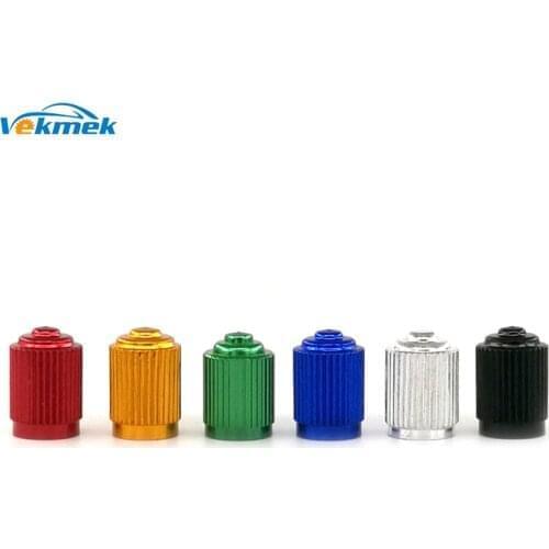 4pcs Aluminum Tire Valve Stem Caps for Car Bike Motorcycle Round Alloy Valve Covers for US Valves Car-styling Parts Accessories